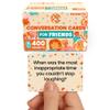 400 Conversation Cards for Friends  Funny Get to Know You Game With Open-Ended Questions to Spark Laughter, Stories, and Deeper Friendships - Great for Game Night and Hangouts - 2.5" x 1.75" Cards view 1