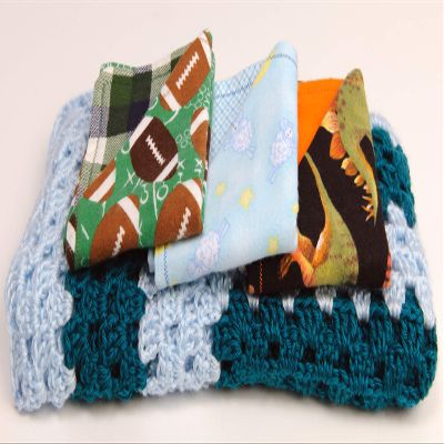 Blanket and Burpies Set (Boy set)
