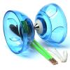 BodyRhythm Five Bearings Chinese Diabolo Yoyo Set with Fiberglass Sticks, Adjustable Strings for All Ages - Best for Fitness and Tricks (Blue) view 1