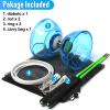 BodyRhythm Five Bearings Chinese Diabolo Yoyo Set with Fiberglass Sticks, Adjustable Strings for All Ages - Best for Fitness and Tricks (Blue) view 2