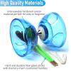 BodyRhythm Five Bearings Chinese Diabolo Yoyo Set with Fiberglass Sticks, Adjustable Strings for All Ages - Best for Fitness and Tricks (Blue) view 3