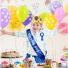 4 Pieces Birthday Boy Party Accessory Set Birthday King Crown Birthday Boy Sash and Button Pins Happy Birthday Banner for Boys - Birthday Party Dress Up Decoration - Birthday Decorations for boy view 3