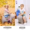 ZOOJOY Bouncy Horse Animals Hopper,Inflatable Bouncing Horse Jumping Animals for Toddlers,Ride On Hopping Toys for Girls/Boys,Great Gift W/P (Grey) view 3