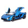 SASBSC Lamb Toy Cars Sian Diecast Metal Model Car with Light and Sound Fkp3 Pull Back Car Toys for Boys Age 3 + Year Old (Blue) view 1
