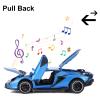 SASBSC Lamb Toy Cars Sian Diecast Metal Model Car with Light and Sound Fkp3 Pull Back Car Toys for Boys Age 3 + Year Old (Blue) view 4