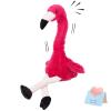 CozyWorld 13 Talking Flamingo Toy Repeat What You Said Interactive Cute Plush Toy Flamingo Stuffed Animals Birthday Gifts for Boys and Girls, Red view 1