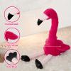 CozyWorld 13 Talking Flamingo Toy Repeat What You Said Interactive Cute Plush Toy Flamingo Stuffed Animals Birthday Gifts for Boys and Girls, Red view 4