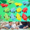 132Pcs Dinosaur Party Favors - Dinosaur Rings, Slap Bracelets, Tattoos, Keychains & More for Boy Kids' Birthday Party Goodie Bags view 3