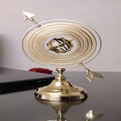 Arch Instruments Brass 14 inches Large Armillary Sphere Globe Table Decor and Gift (Gold Finish)