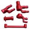Hobbypark Aluminum Steering Bellcranks and Servo Saver Set Draglink for Traxxas Maxx V1 WideMaxx V2 Upgrades Parts, Replace 8946 view 2