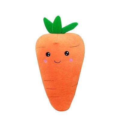 ASkinds Cartoon Carrot Plush Toy Cute Carrot Shape Pillow Stuffed Carro t Toy Soft Doll for Kids Girls