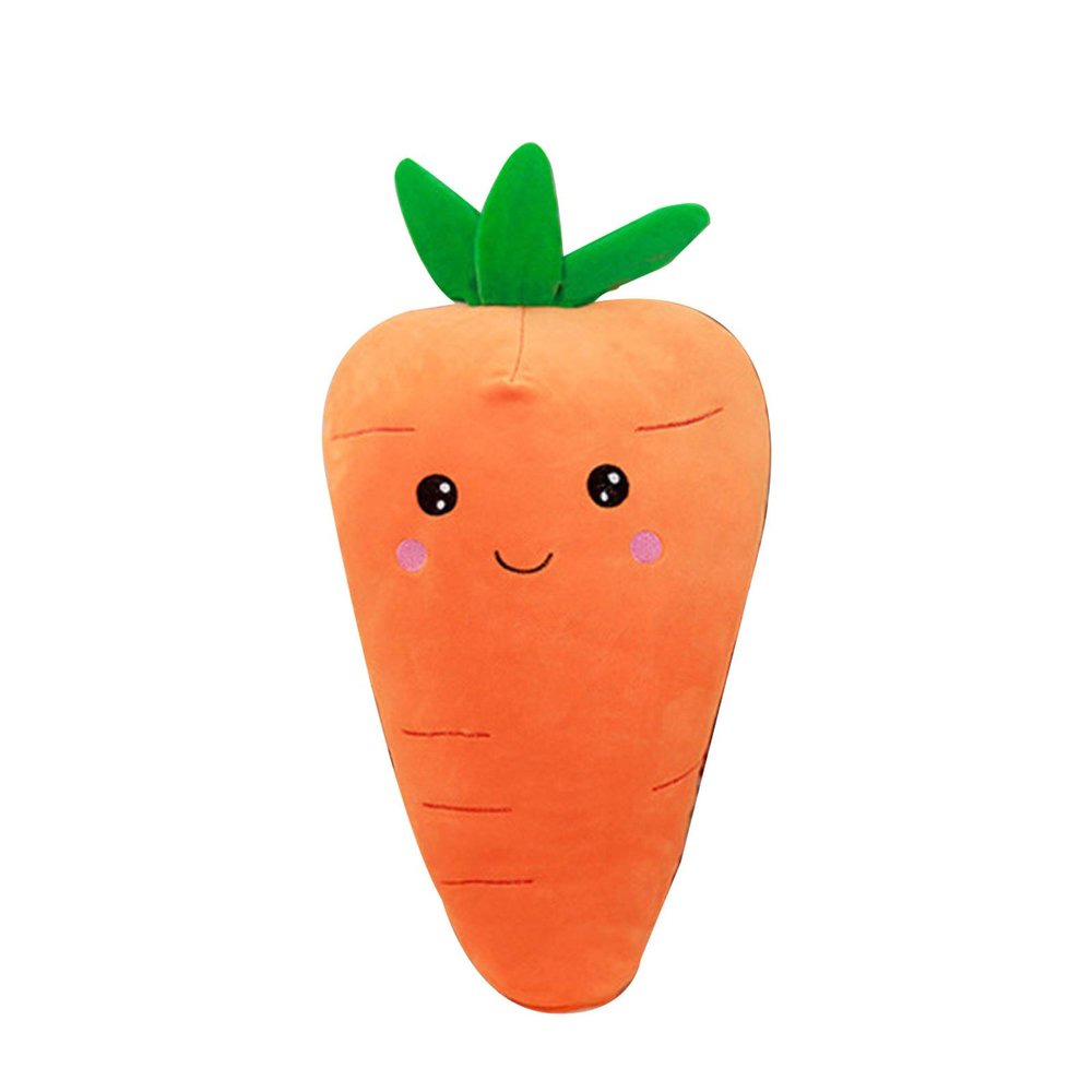 ASkinds Cartoon Carrot Plush Toy Cute Carrot Shape Pillow Stuffed Carro t Toy Soft Doll for Kids Girls