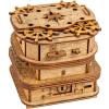 iDventure Cluebox - Davy Jones Locker - Escape Room Game - Pirate Puzzle Box - Gift Box - 3D Wooden Puzzle for Adults - Wooden Jigsaw - Brain Teaser - Birthday Gift Gadget for Men - Money Box view 1
