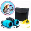 Binoculars for Kids Best Gifts for 3-12 Years Boys Girls High-Resolution Optics Shockproof Mini Kids Binocuolars Toys Folding Small Telescope for Bird Watching Camping Outdoor Play view 1