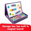 Junior Learning Rainbow Phonics Tiles with Built-in Magnetic Board Multi view 4