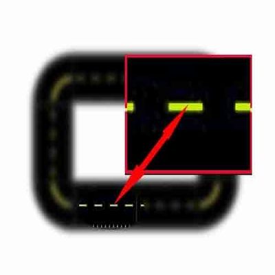 212 Main Pedal Path Straight Stripe