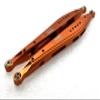Dhawk Racing CNC Aluminum Rear Trailing Arm 2 for Axial 1/10 RBX10 ryft (Orange) view 2