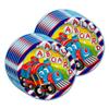 All Aboard! Train Birthday Party Supplies Set Plates Napkins Cups Tableware Kit for 16 view 2