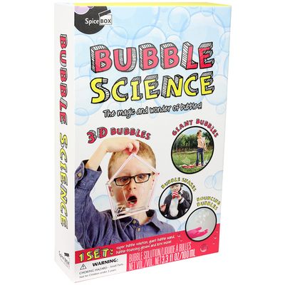 SpiceBox Bubble Science Kit for Kids, Fun Learning Toys, Educational Activities and Projects for Children, Girls and Boys Activity Box, Multi Colors, 09100