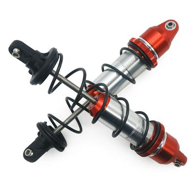 2x Alloy Front Damper Shock Absorber Oil Filled Type 180mm For RC Hobby Arrma 1-5 8S Kraton (Red)