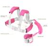 2 in 1 Toddler Leash Anti Lost Wrist Link Pink Safety Harness with Lock for Kids, Baby Leash Anti Lost Wrist Link Safety Wrist Link for Toddlers(Pink 8.2 Ft)  view 2