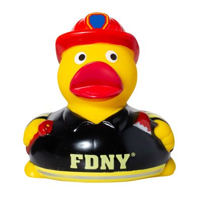 Artisan Owl Officially Licensed New York City Souvenir 4" Yellow Rubber Duck (FDNY Rubber Duck)