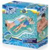 H2O GO Double Designer Pool Lounge - 7'4" x 68.5" - Bestway Inlfatable, Fits 2 Adults, Built-in Cooler Area for Snacks & Drinks, Pool & Water Accessory, Easy Inflate & Deflate view 2
