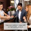 FrontDesk Suuply Magnetic Stripe - Ultimate Hotel and Motel Supply Kit  (250) Do not Disturb Door Hanger Signs, (500) Magnetic Stripe Key Cards, and (1000) Hotel Key Sleeves in Matching Beach Design view 2