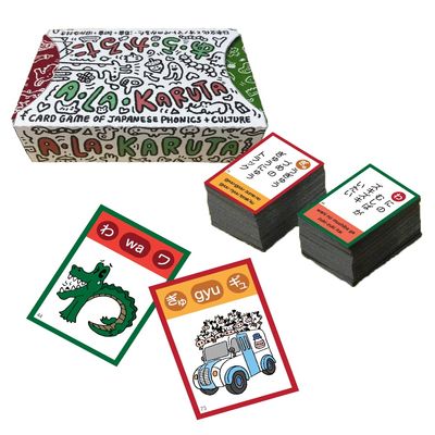 A La Karuta Japanese Flash Cards of Phonics, Onomatopoeia, and Japanese Culture Study.