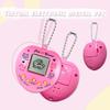 SAFSOU 4 Pcs Virtual Pets, Cute Big Heart Shape,Virtual Electronic Digital Pets,168 Pets Retro Handheld Game Machine 5 Buttons Easier to Operate view 3