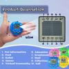 SAFSOU 4 Pcs Virtual Pets, Cute Big Heart Shape,Virtual Electronic Digital Pets,168 Pets Retro Handheld Game Machine 5 Buttons Easier to Operate view 4
