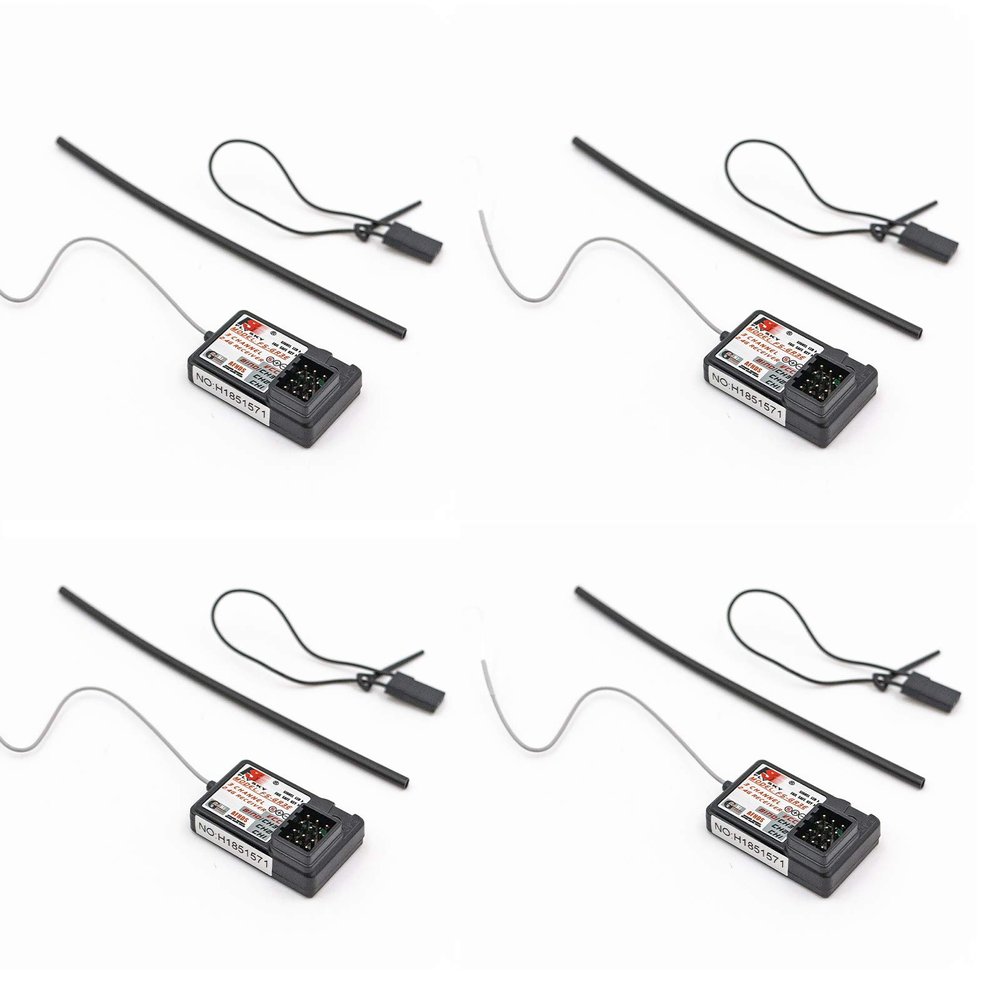 GoolRC 4PCS Flysky FS-GR3E Receiver AFHDS 2.4G 3CH Receiver for FS-GT2 FS-GT2B FS-GT3B FS-GT3C FZ-IT4S RC Car Boat