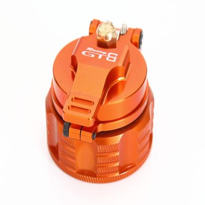GTBRacing CNC Aluminum New Fuel Gas Tank Cap for 1/5 RC Car HPI Baja 5b ss 5t 5sc losi 5ive t Upgrade Part (Orange)