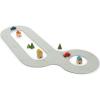 PlanToys Road & Rail Set Wooden Montessori Imaginative and Creative Play Set | Early Language, Problem Solving and Coordination Activity | Eco Friendly Road and Rail Building Set view 1
