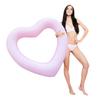 Blublu Park Inflatable Heart Pool Float, Sweet Love Swim Rings Float Loungers Tube for Summer Water Fun Beach Party Toys Floaties for Adults, Pink view 1