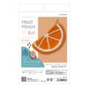 KIYOHARA DNK-01/313-51-001-001 Craft Kit, Fruit Pouch Kit, Orange, W 5.9 x H 3.1 x D 0.8 inches (15 x 8 x 2 cm) view 1