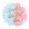 220 Pcs Baby Nipples Pacifier Confetti Glitter Oh Baby Gender Reveal Pink Blue Pacifier Table Confetti for Baby Shower Gender Reveal Party Decorations by Topfunyy view 1