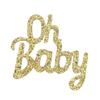 220 Pcs Baby Nipples Pacifier Confetti Glitter Oh Baby Gender Reveal Pink Blue Pacifier Table Confetti for Baby Shower Gender Reveal Party Decorations by Topfunyy view 2