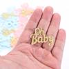 220 Pcs Baby Nipples Pacifier Confetti Glitter Oh Baby Gender Reveal Pink Blue Pacifier Table Confetti for Baby Shower Gender Reveal Party Decorations by Topfunyy view 4
