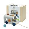 PlanToys Sorting Bus Wooden Toy for Kids Ages 3+ | Montessori Shape & Colour Learning Activity for Sorting, Coordination & Fine Motor Skills | Eco-Friendly Educational Playset view 1