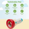 PlanToys Kaleidoscope Wooden Exploration Toy for Kids Ages 3+ | Montessori Activity for Visual Discovery, Colour Perception & Curiosity | Eco-Friendly Educational Tool view 3