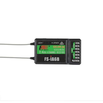 Flysky RC FS-iA6B Receiver 2.4G 6 Channel i-Bus PPM Receiver Compatible with Flysky FS-i6X / FS-i4 / FS-i6 / FS-i10 Radio Transmitter Remote Controller