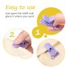 60 Pieces Pacifier Clips Holders Plastic Suspender Clips for Pacifiers for DIY Teething Toys Baby Blankets Bib,12 Colors view 4