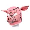 QUYUWOWO Piggy Mask Full Head Mask Neoprene Animal Head Mask Costume Pig Head Masks (Pink) view 2