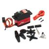 JX Servo PDI-6209MG 9KG 120 Servo High Torque Metal Gear Digital Standard with 25T Arm for RC Drone Climbing Car (1Piece,Red Arm) view 1