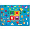 WATINC My Plate Felt Board for Kids - 3.5Ft 53Pcs Healthy Eating Food Groups Diary Stories Set, Large Flannel Board with Vegetable Fruits Protein Grain, Preschool Educational Toy for Toddler Classroom view 1