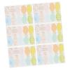 ABOOFAN 50Pcs Novelty Cake Toppers Mini Birthday Paper Hat Decorations Cake Ornaments (Stripe) view 1