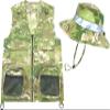 Eagle Eye Explorer Kids Cargo Vest Set Camouflage Vest and Hat Youth S/M Fits Kids Size 4-7 (Camouflage (Hat and Vest), Small/Medium) view 1