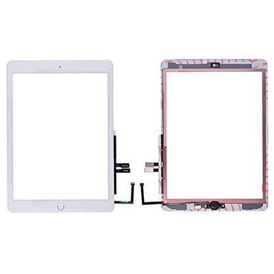 Replacement for iPad 6th Gen Touch Screen Digitizer Glass Lens A1893 A1954 (White + Home Button)