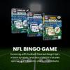 MasterPieces - NFL Bingo, Officially Licensed Pittsburgh Steelers Football Game, Set Includes Spinner, 84 Custom Chips, 6 Bingo Cards, Family & Party Fun for 2-6 Players view 2